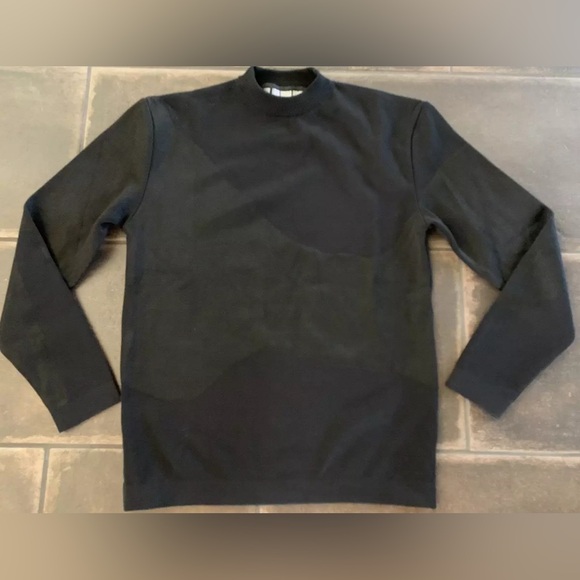 NWOT LGN Louis Gabriel Nouchi PULL JACQUARD EFFET SUEUR Black Sweater Sz S $495 - Picture 2 of 16